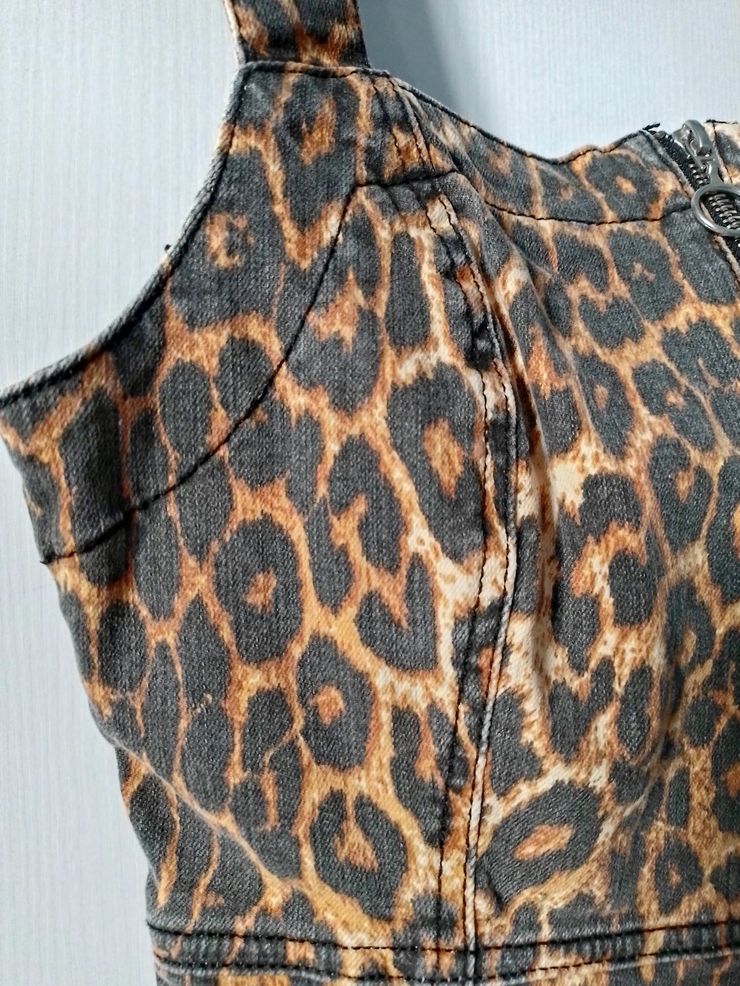 Леопардовий сарафан, плаття