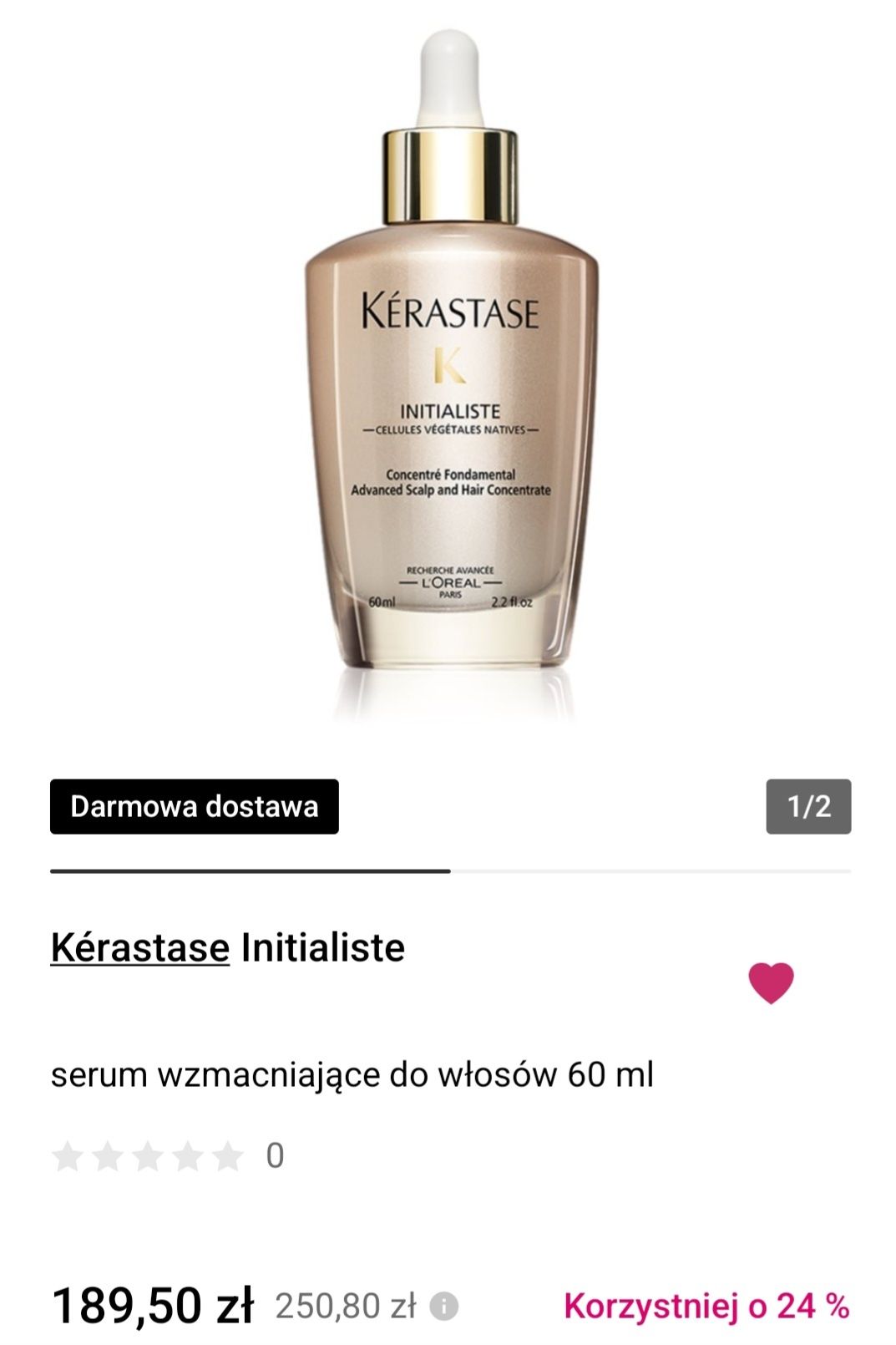 Kerastase initialiste nowe serum do włosów sephora
