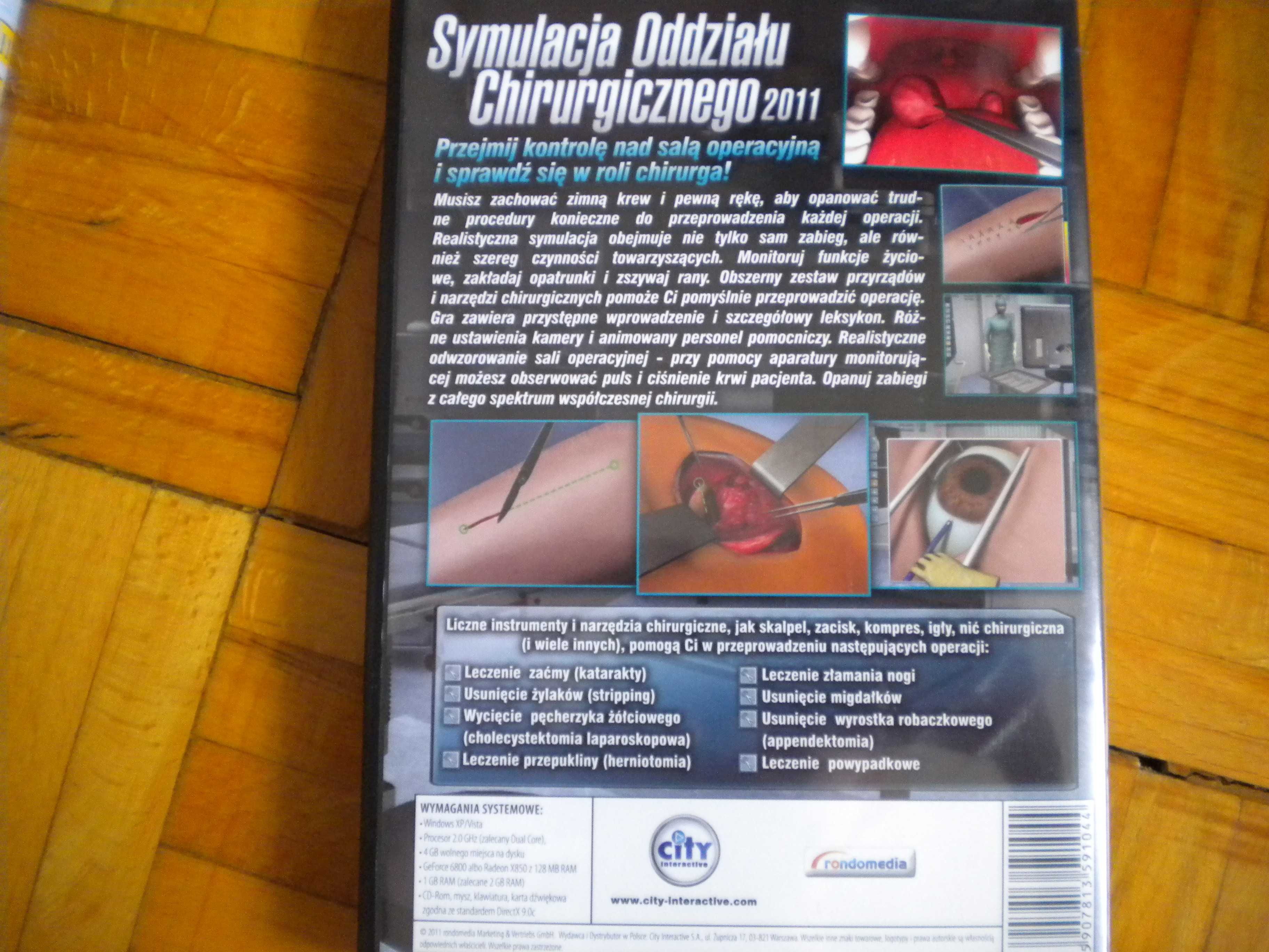 Symulator oddziału Chirurgicznego gra na PC