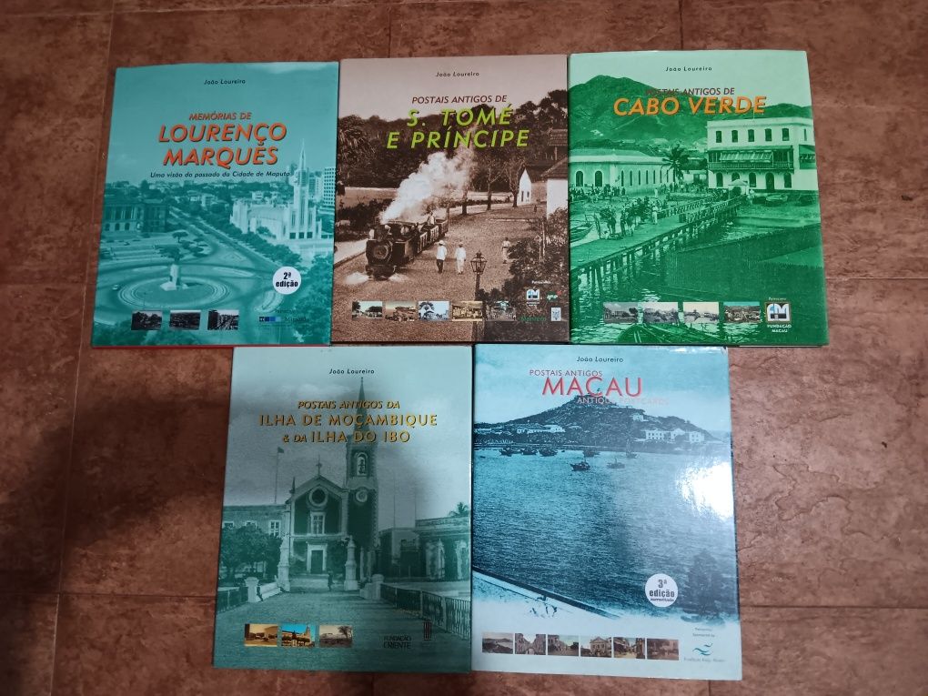 Livro de postais antigos das antigas colónias Portuguesas