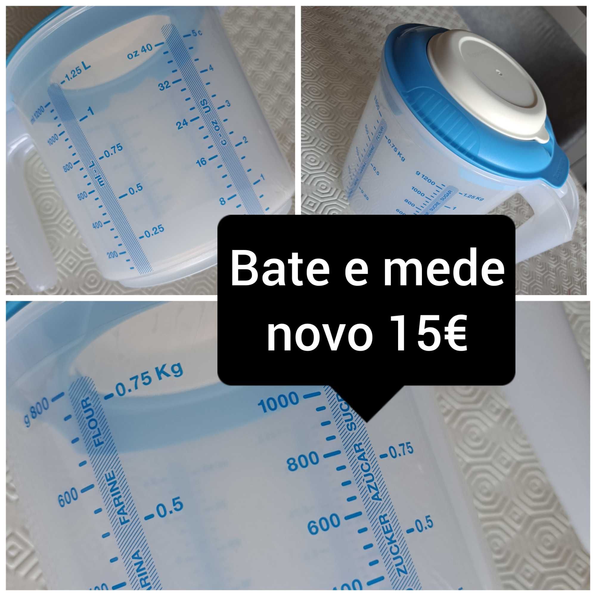 Medidor e batedor tupperware