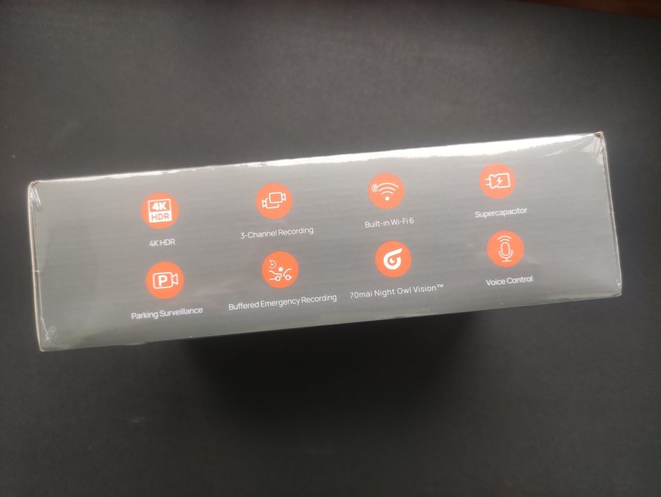 70mai Dash Cam 4K T800e Set + RC21 + microSD 64gb, новий, запакований