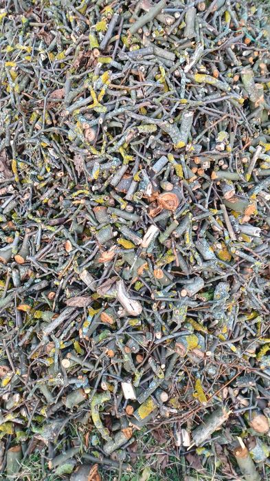 Drewno z rebaka w workach