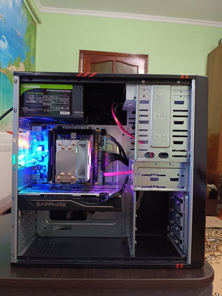 Игровой ПК/ RX 480 8 Gb/ 14 ядер/ RAM 32 Gb/ SSD M.2 256 Gb
