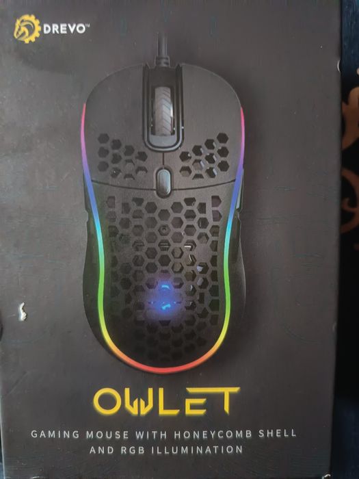 Ігрова миш DREVO Owlet провідна мишка