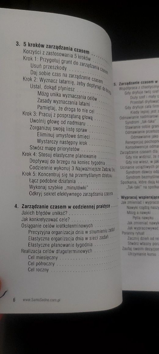 Elastyczne zarządzanie czasem, I. Krejca-Pawski