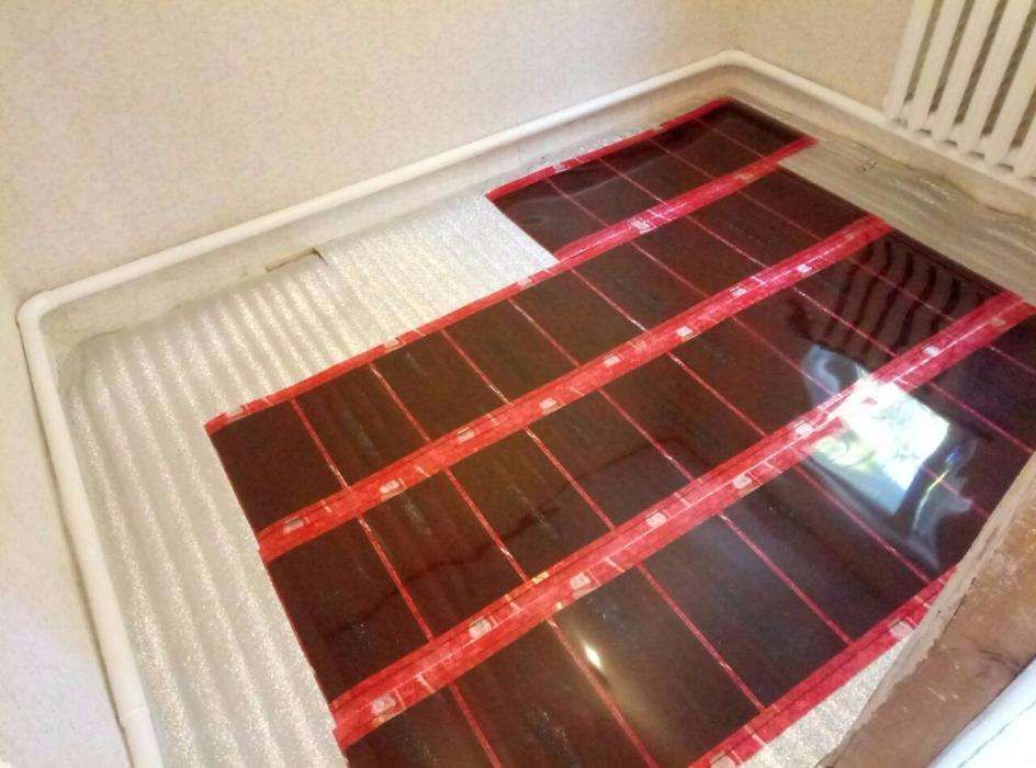 Теплый пол RexVa саморегулирующаяся инфракрасная нагревательная пленка