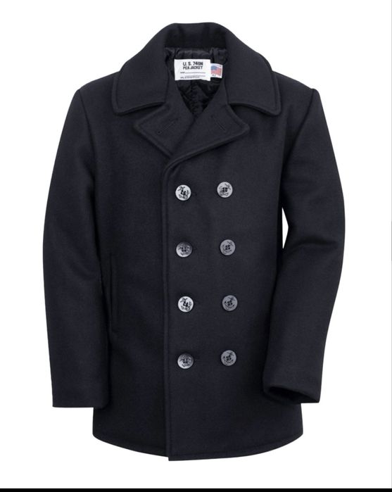 Schott nyc U .S .740N, бушлат, пальто, морський, made in USA, p.38