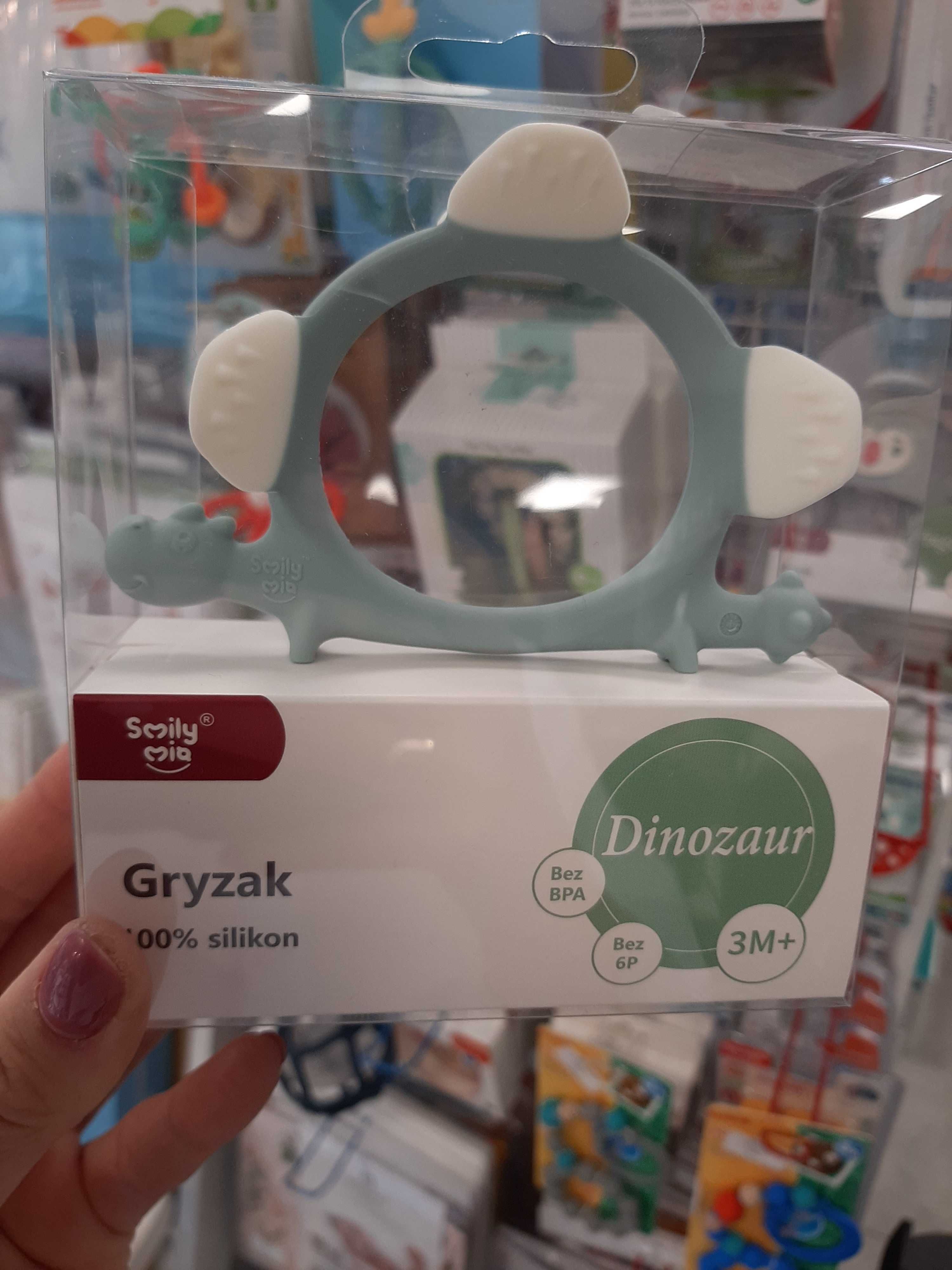 SMILY MIA Gryzak Dinozaur Norman Iron Gree 3m+ MA7761