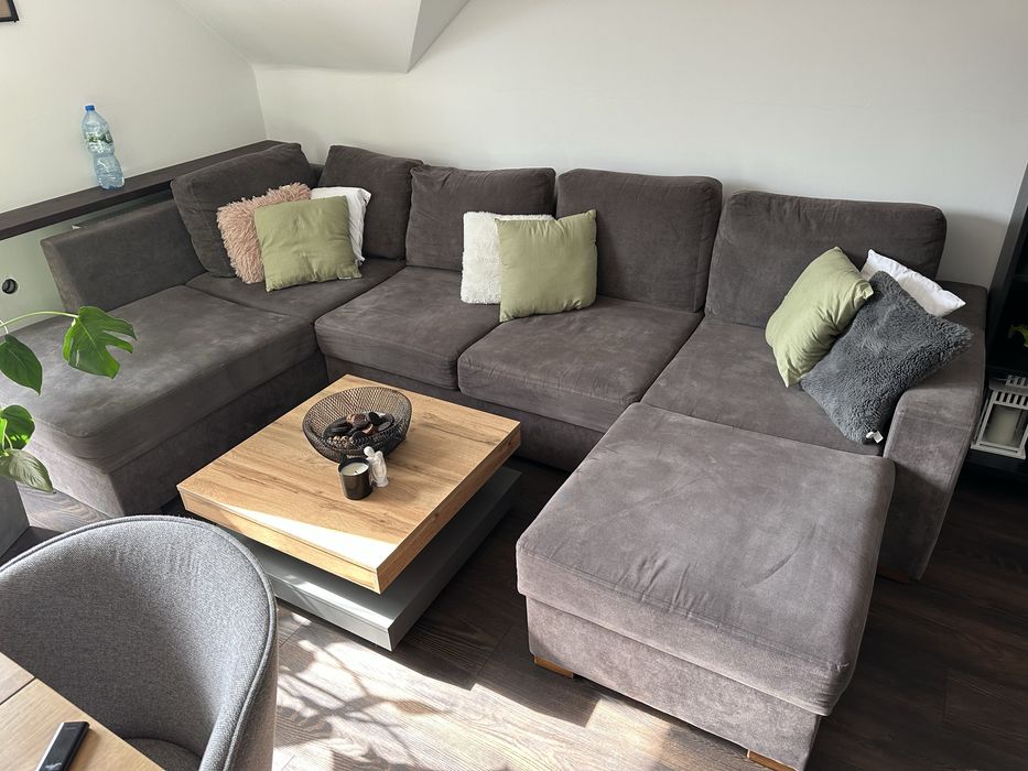 Narożnik z funkcja spania