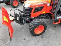 Pług do śniegu do traktorka Kubota B1 z kabiną - od dealera, używany