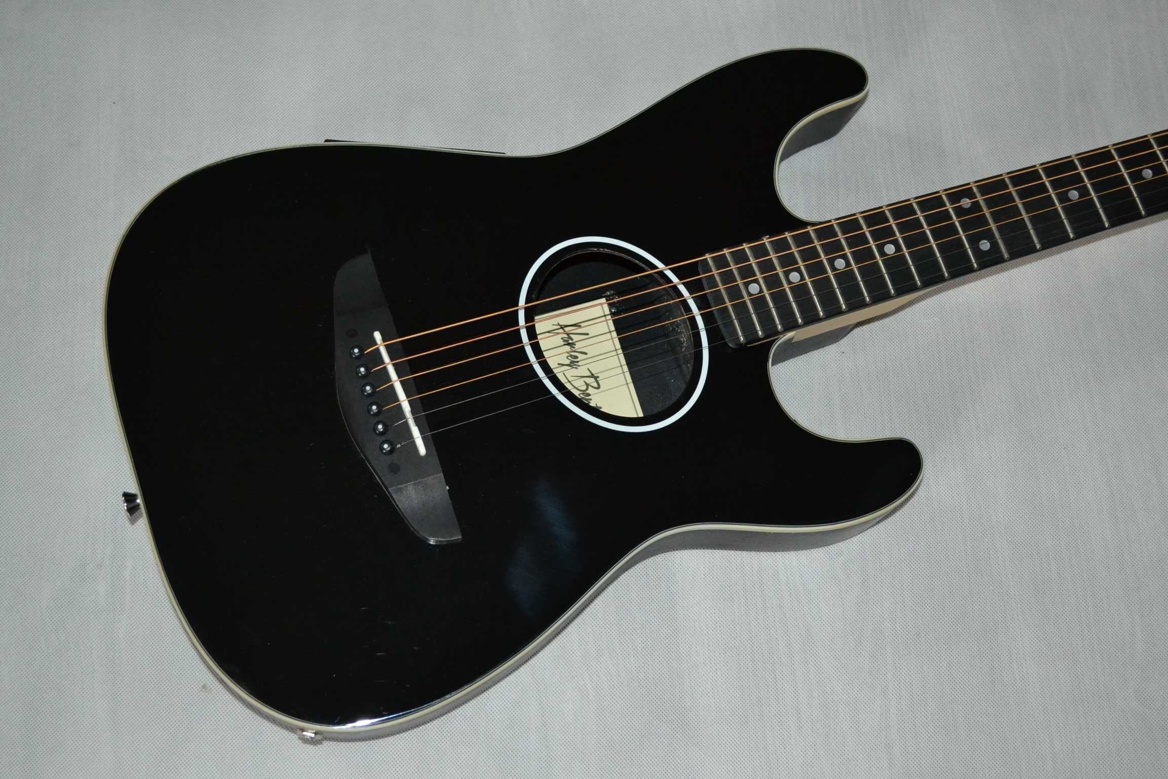Harley Benton ST-ACOUSTIC akustyk stratocaster - ustawiony!