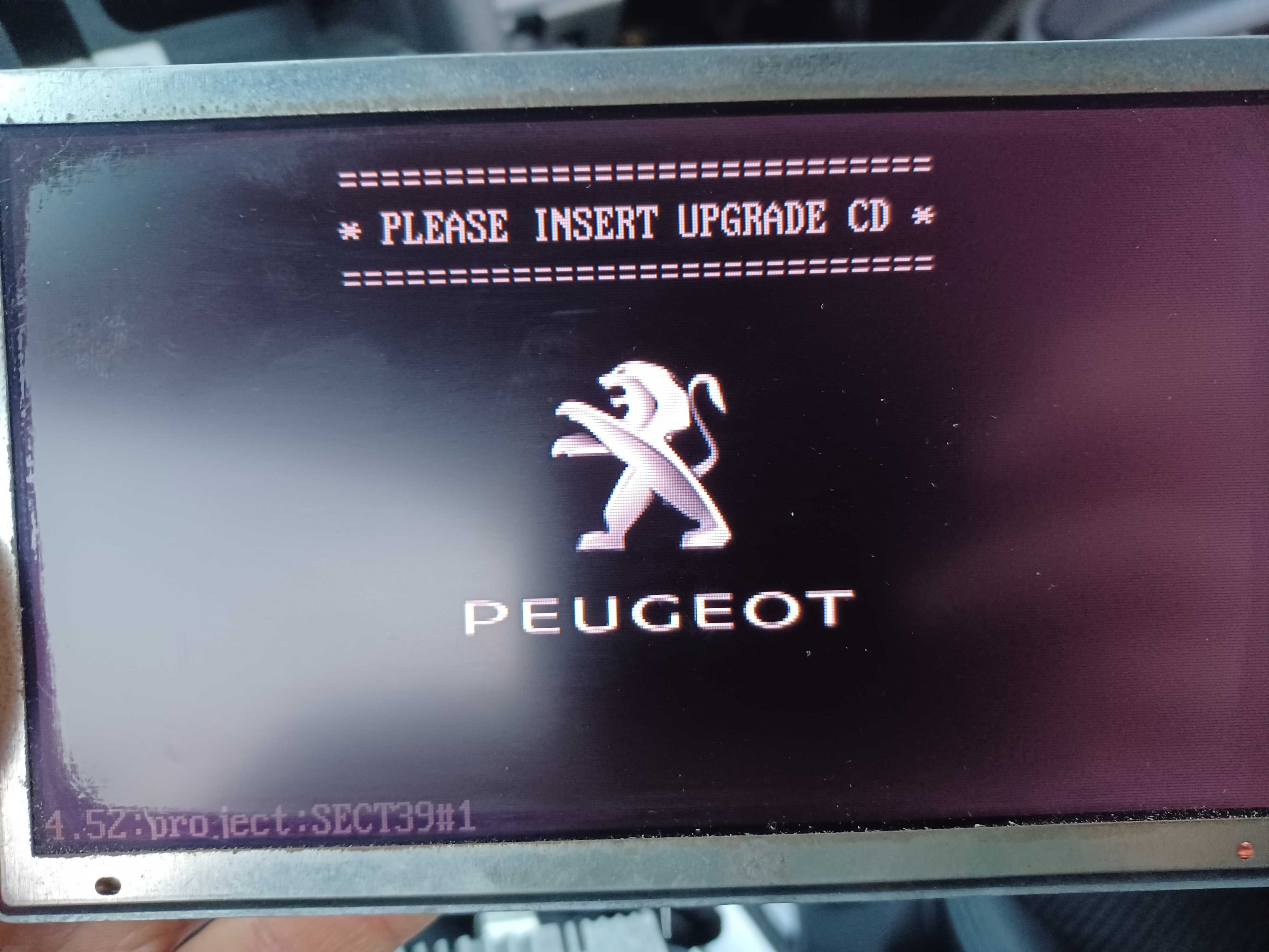 Radio nawigacja RT4 / RT3 wyświetlacz Peugeot 407