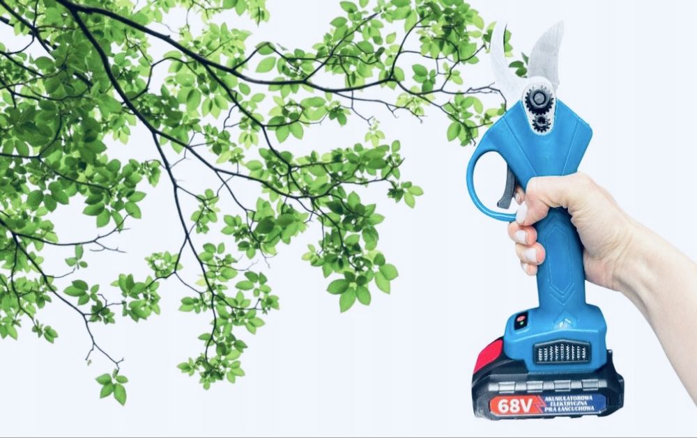 Секатор портативний механічний та Акум 68V новий