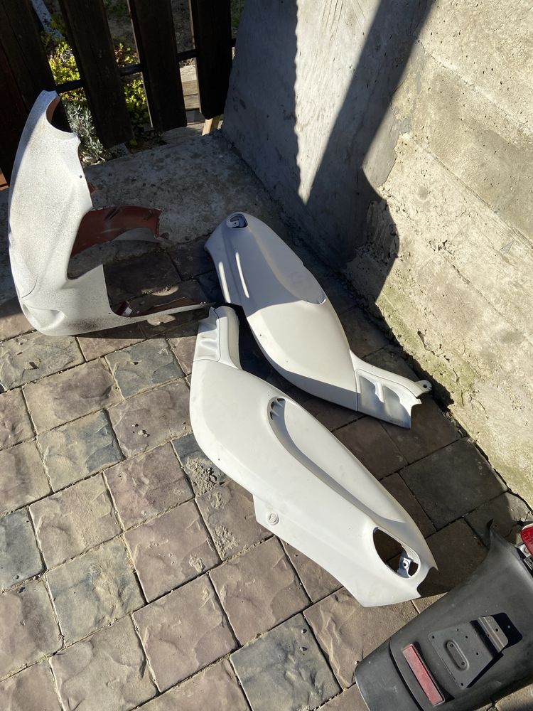 Продам деталі на скутер Piaggio NRG піаджо пластик, труба Leovince