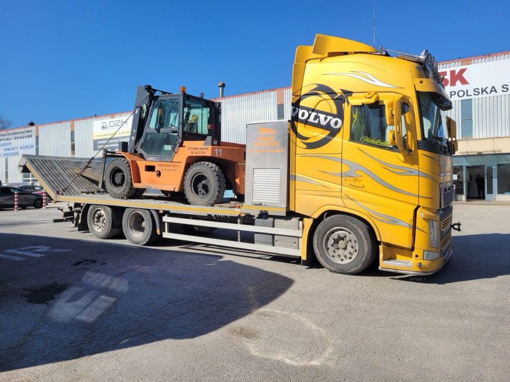 Transport niskopodwoziowy i laweta
