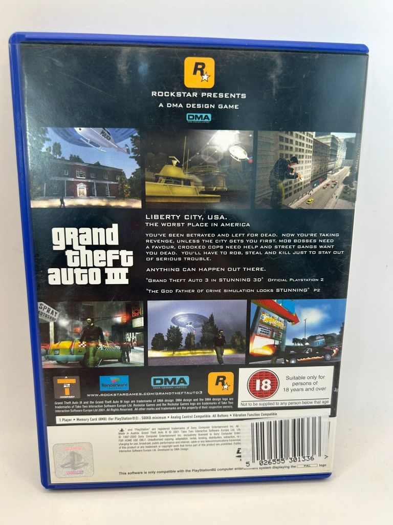 Gta III Komplet z Mapą nr 5895