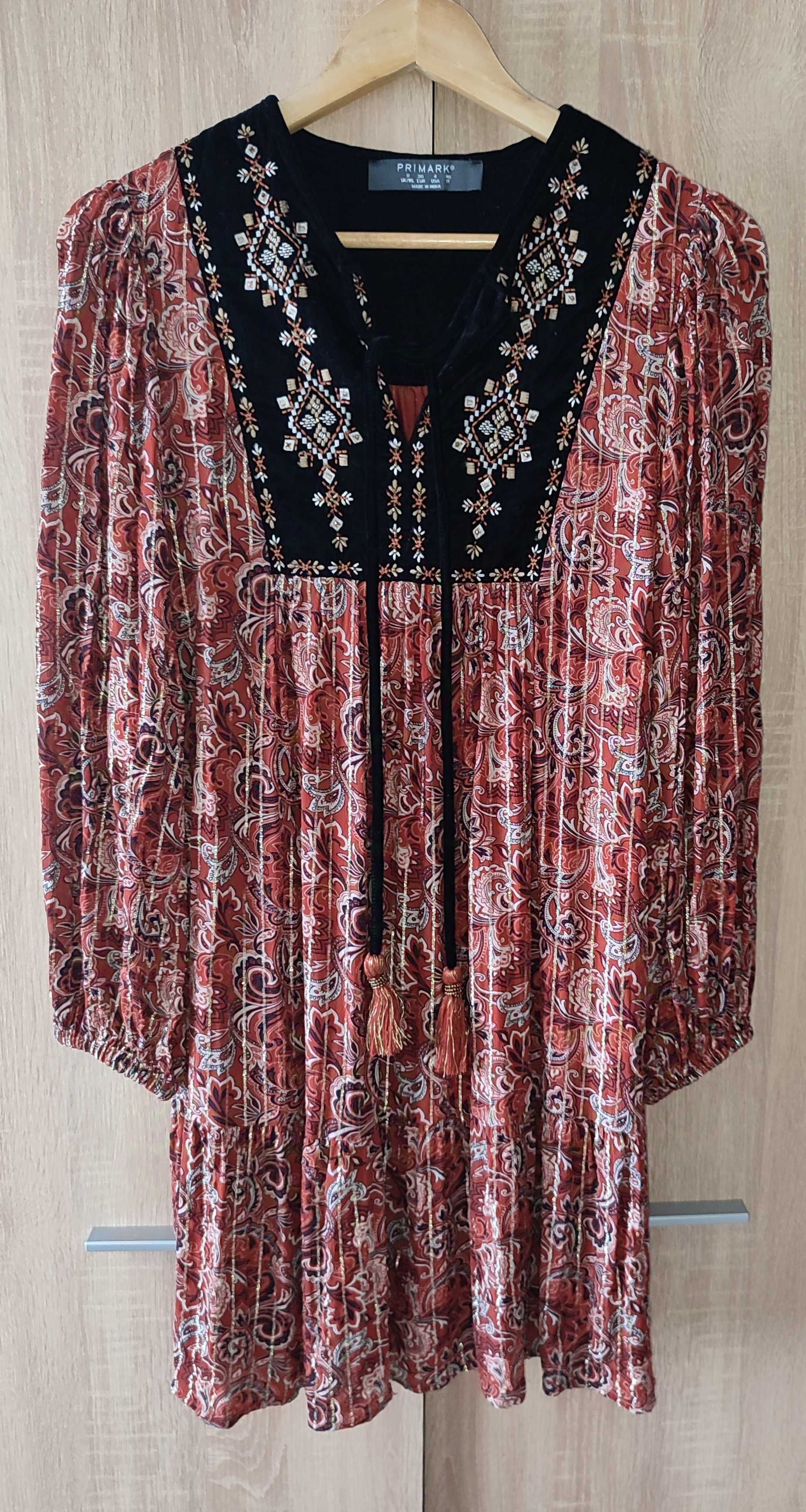 Piękna sukienka Primark na różne okazję wielobarwna
