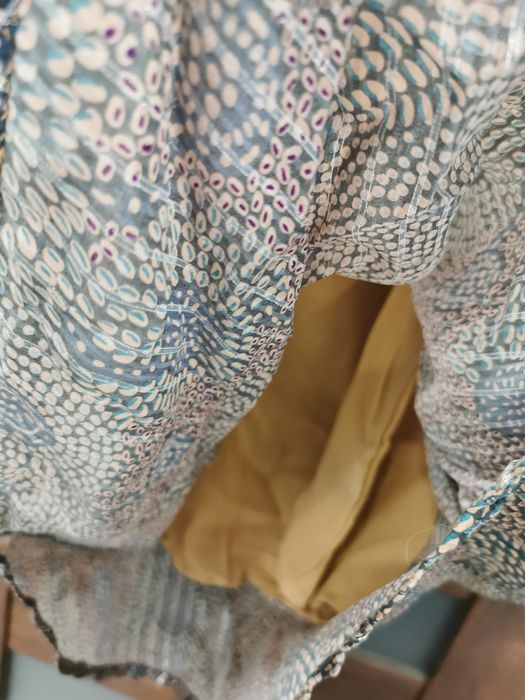 Długa sukienka suknia midi maxi elegancka imprezowa wieczorowa S 36