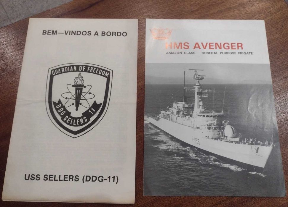 USS Sellers (DDG-11) e HMS Avenger "Fragatas"