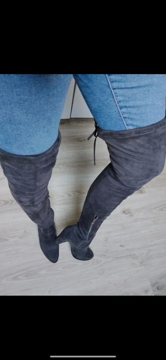 Muszkieterki kozaki za kolano r.38