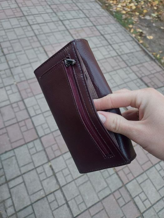 Гаманець жіночий Tailian шкіряний кошелек женский кожаный коричневый