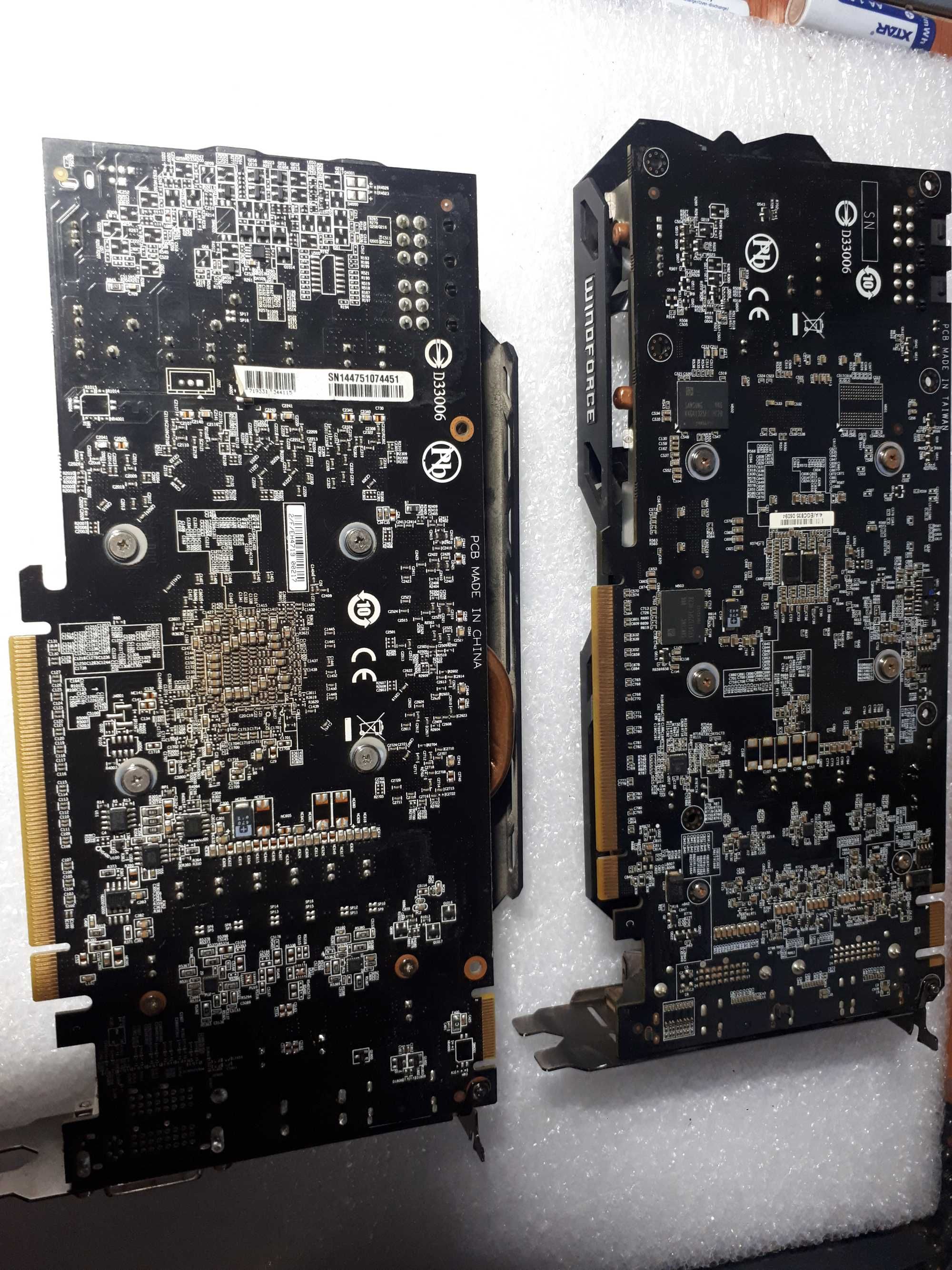 Karty graficzne GIGABYTE uszkodzone