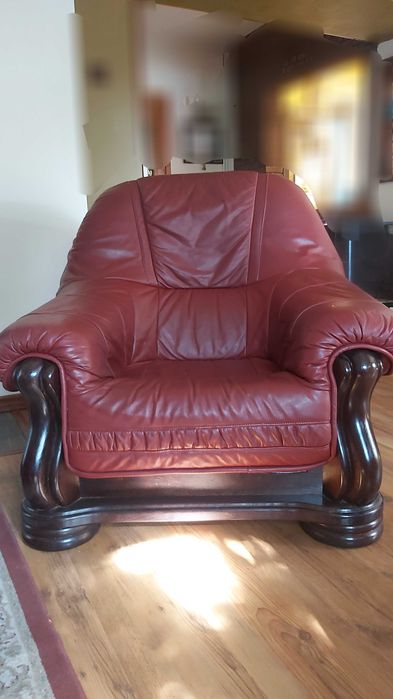 Zestaw mebli skórzanych Wanat