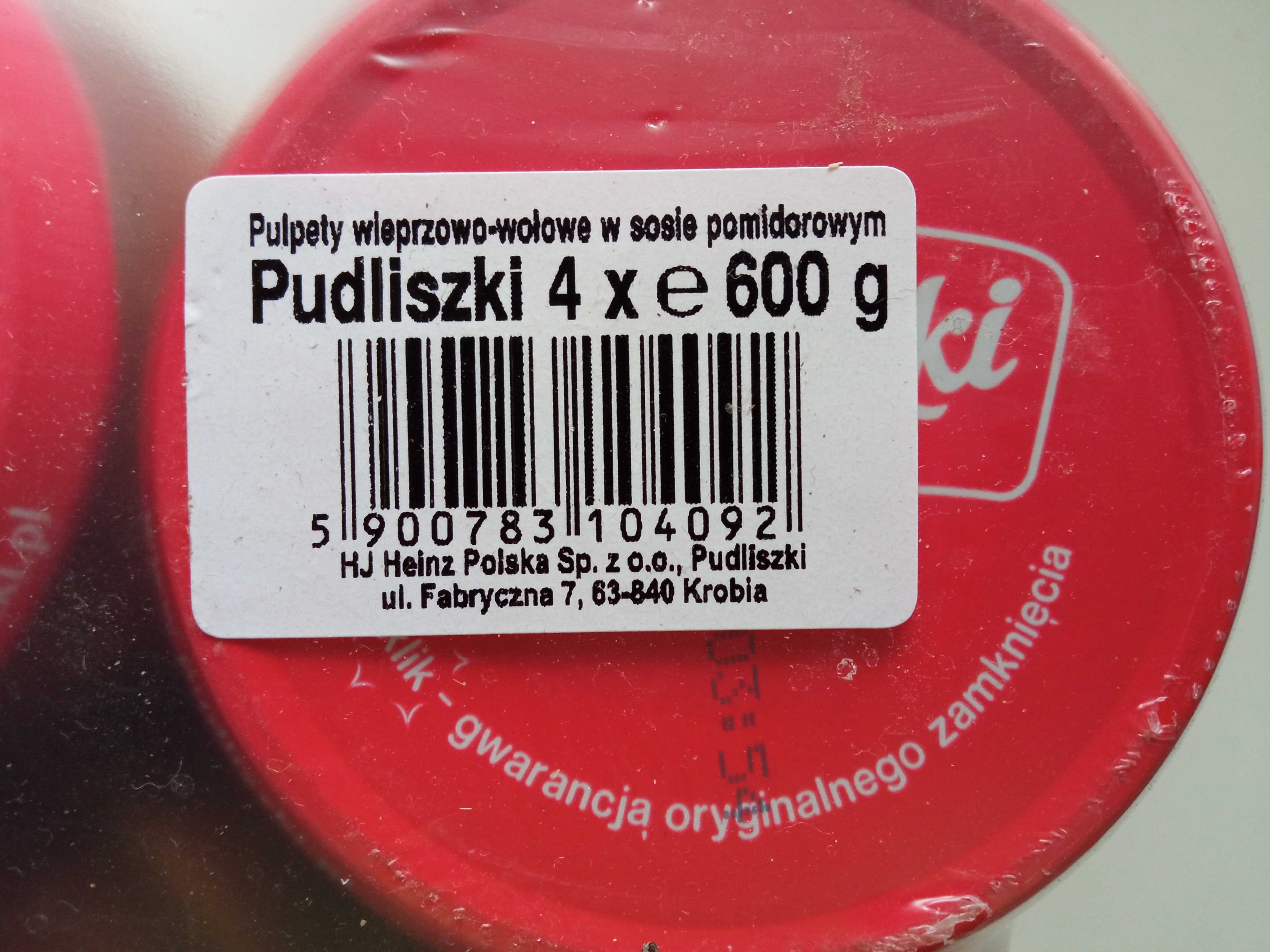 OKAZJA! Danie obiadowe w słoiku Pulpety w sosie pomidorowym Pudliszki