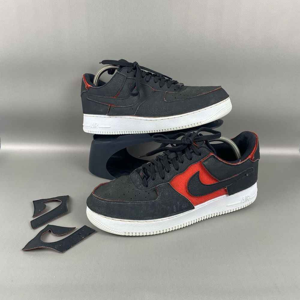 Nike Air Force 1/1 Shoes Black Chile Red DD2429-001 Кросівки Оригінал