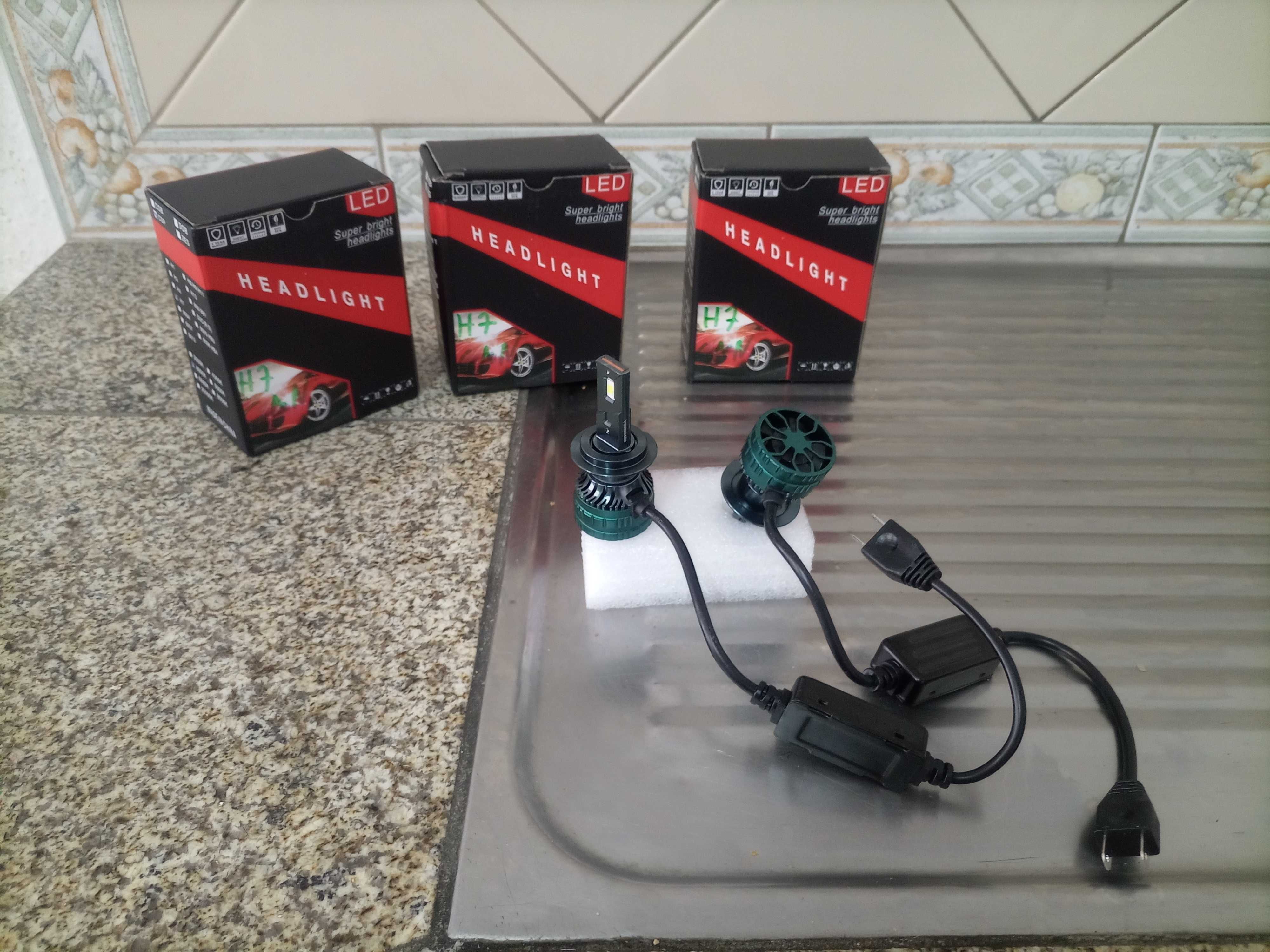 Lâmpadas LED Branco H7 Canbus 6000K 300w