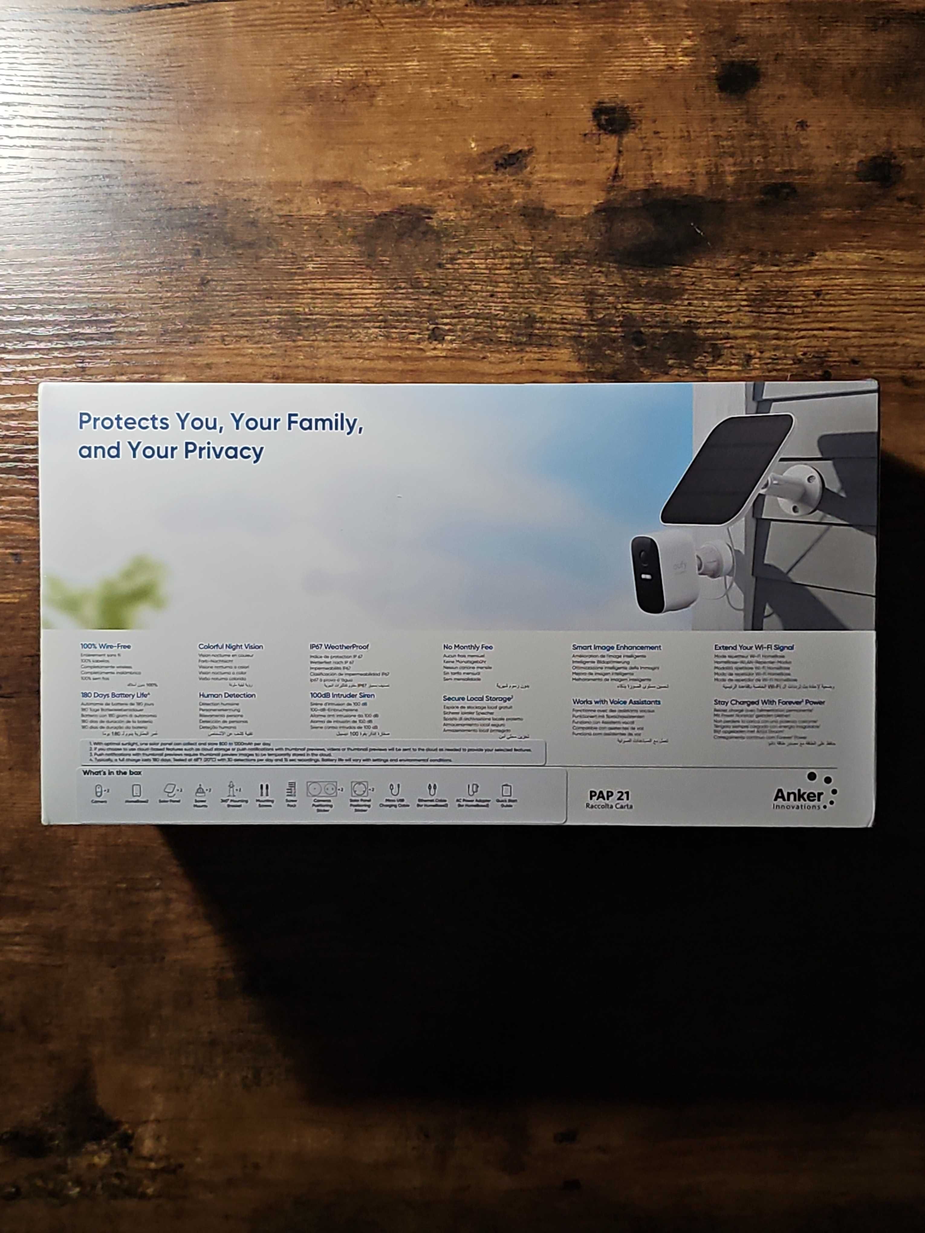 Eufy Security Zestaw 2 kamer eufyCam 2C, zewnętrzna kamera bezpieczeńs