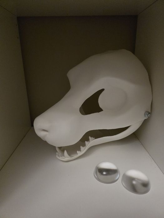 Baza Maski Fursuit Lis – Ruchoma Szczęka – Oczy z Żywicy – Lekka Baza