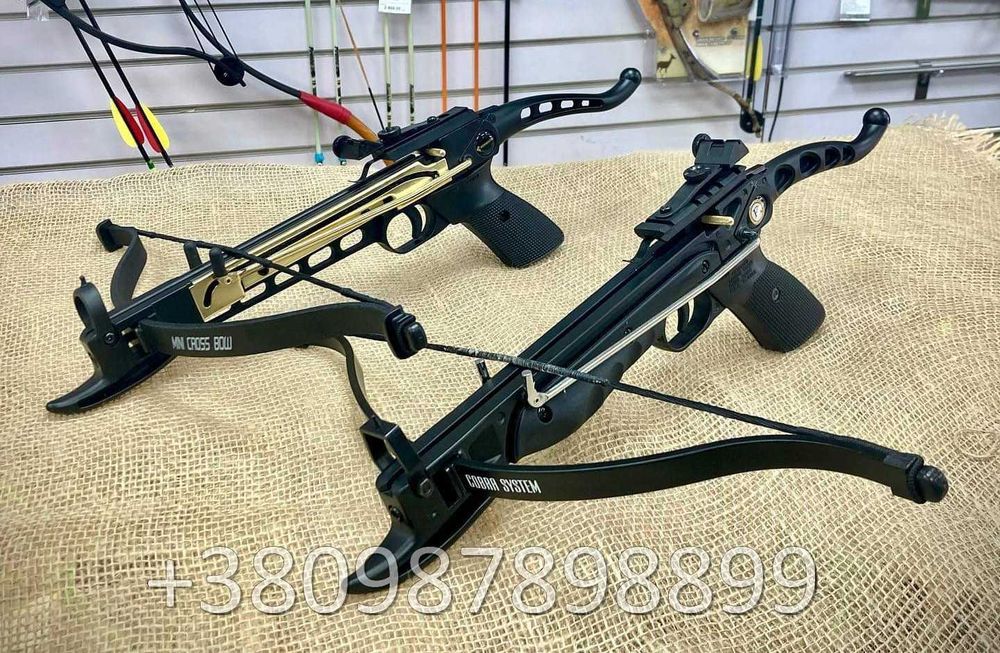 Мини арбалет пистолет Мощный арбалет Ман Кунг MK-80A4PL Cobra