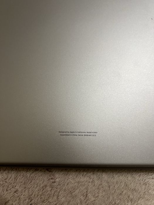 MacBook Air Space Grey, M2, 2022 8GB, 512GB, 13,6” в ідеальному стані