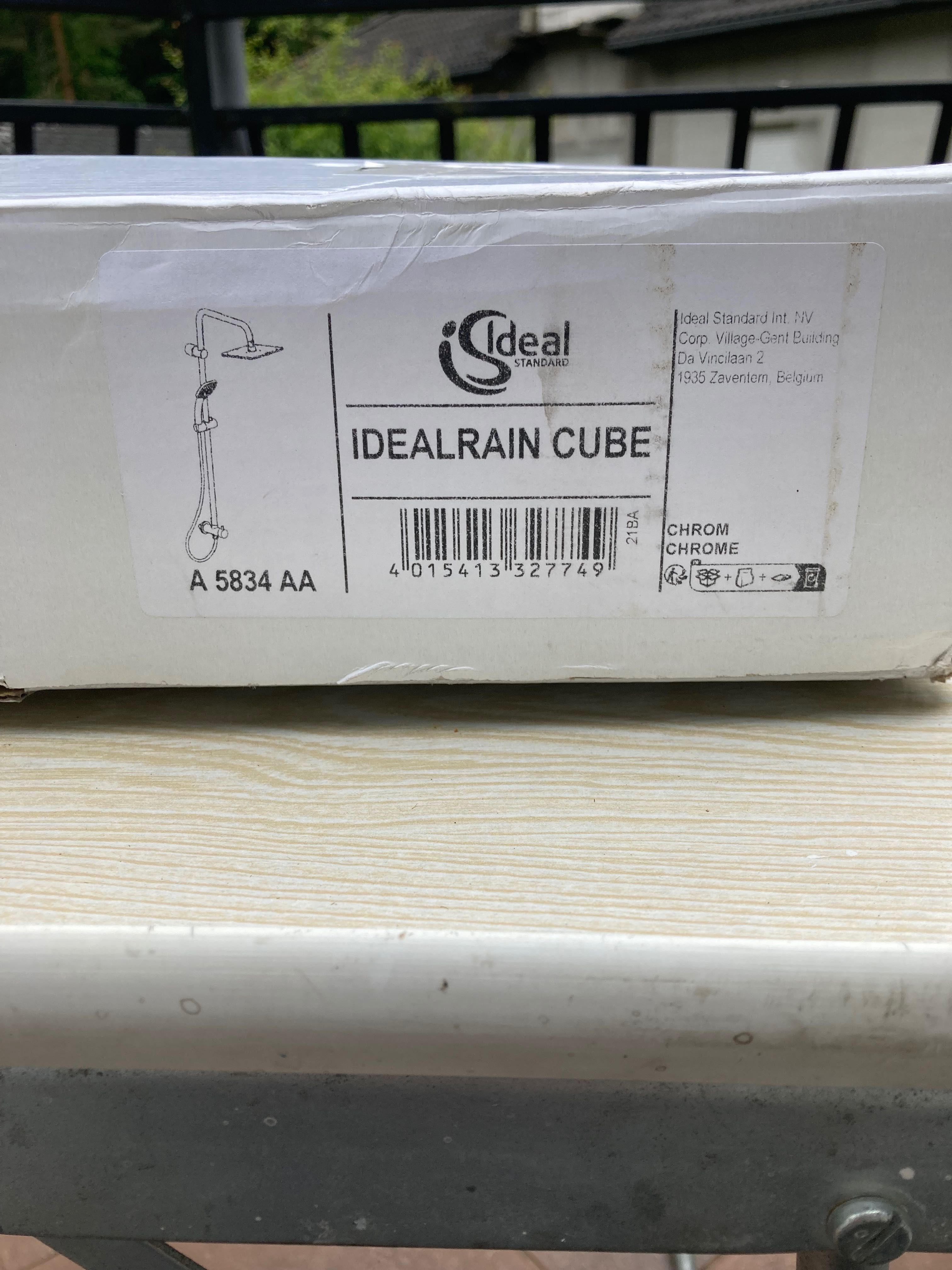 System natryskowy do b.podtynkowej  Standard Duo Cube chrom A 5834AA