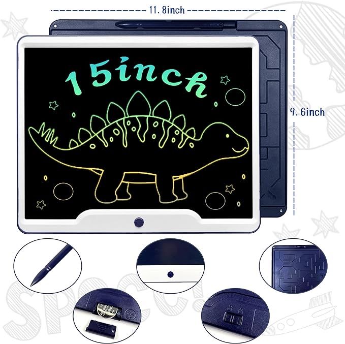 Електронний графічний кольоровий планшет LCD для малювання, 15 дюймів
