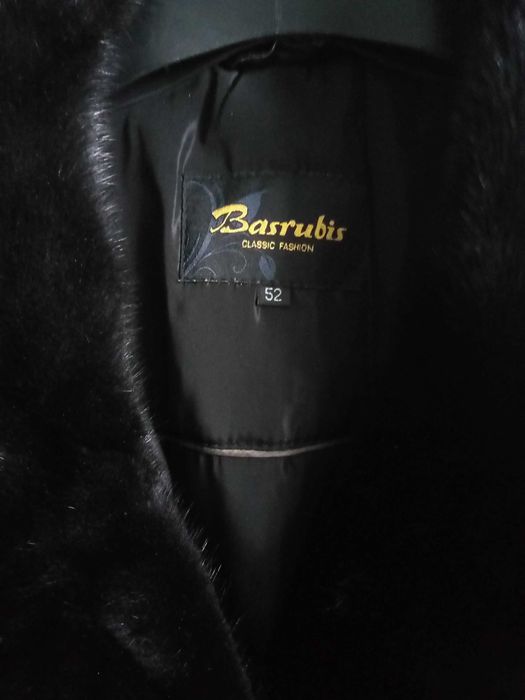 продам Б/У дубленку мужскую из натуральной кожи с норковым воротником