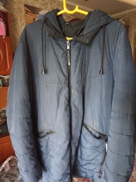 Синя жіноча куртка осінь/весна