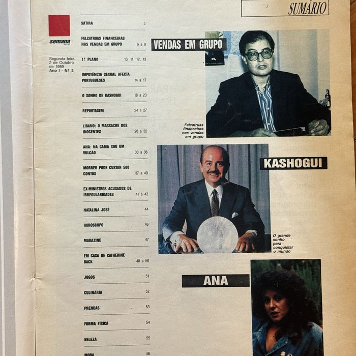 Revista Semana Ilustrada 1989