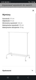 ikea wieszak na ubrania rigga