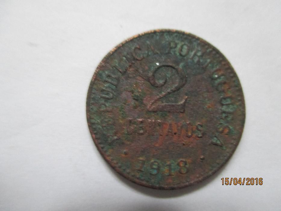 moeda 2 centavos 1918