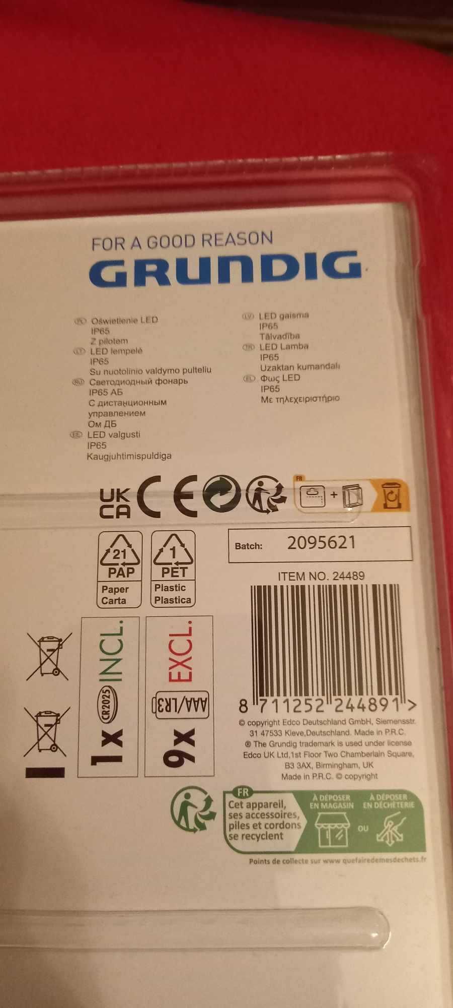 Grundig - ZESTAW 3x LED  Dekoracyjne oświetlenie