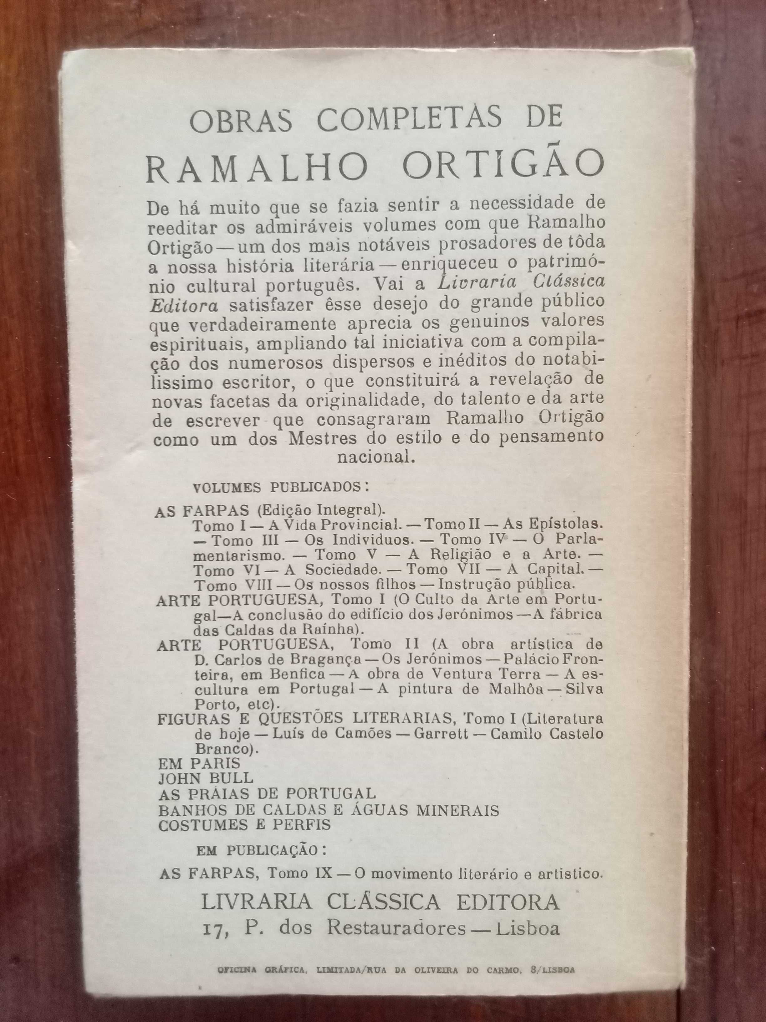 Ramalho Ortigão - Costumes e perfis