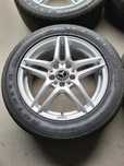 [K274] Koła zimowe 17 Cali 5x112 + opony 215/55/17 Mercedes 8mm