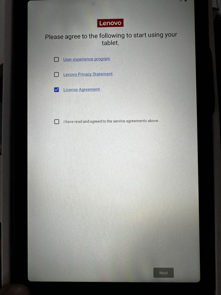 Lenovo tablet NOVA