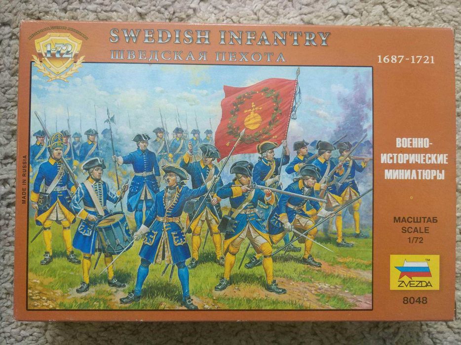 Zvezda 8048 Great Northern War Swedish Infantry