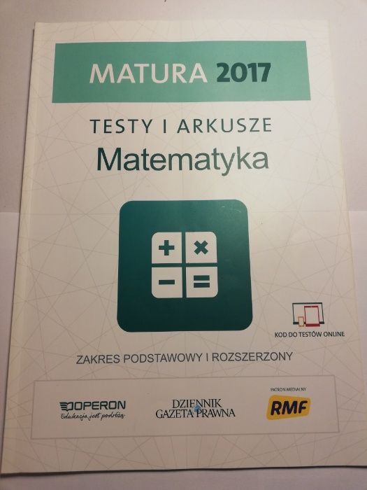 Arkusze maturalne, Matematyka, x2, zakres podstawowy i rozszerzony