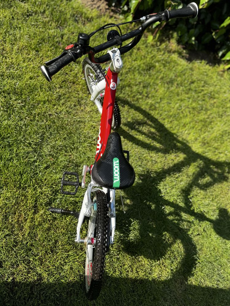 Rowerek Woom 3 + Kask + Hol aligator Trail - Gratis.
