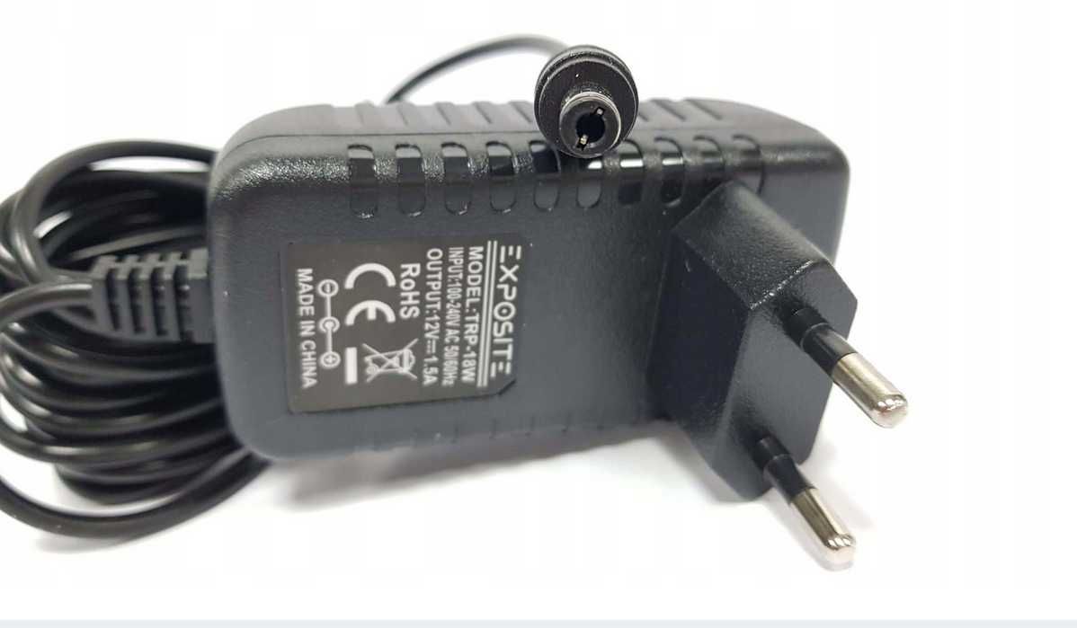 Zasilacze 12V 1.5A 18W do urządzeń odtwarzaczy dvd oświetlenia led
